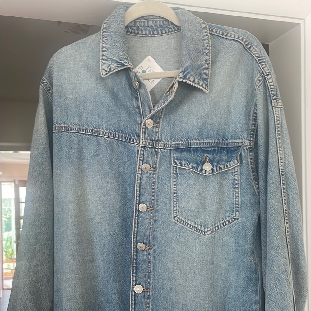Zara Classic Blue Denim Jumpsuit - Picture 2 of 3